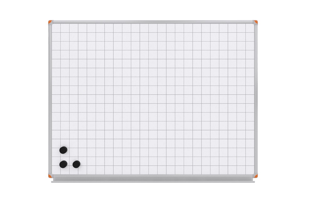 Wall Mounted Magnetic Square White Board 1061301