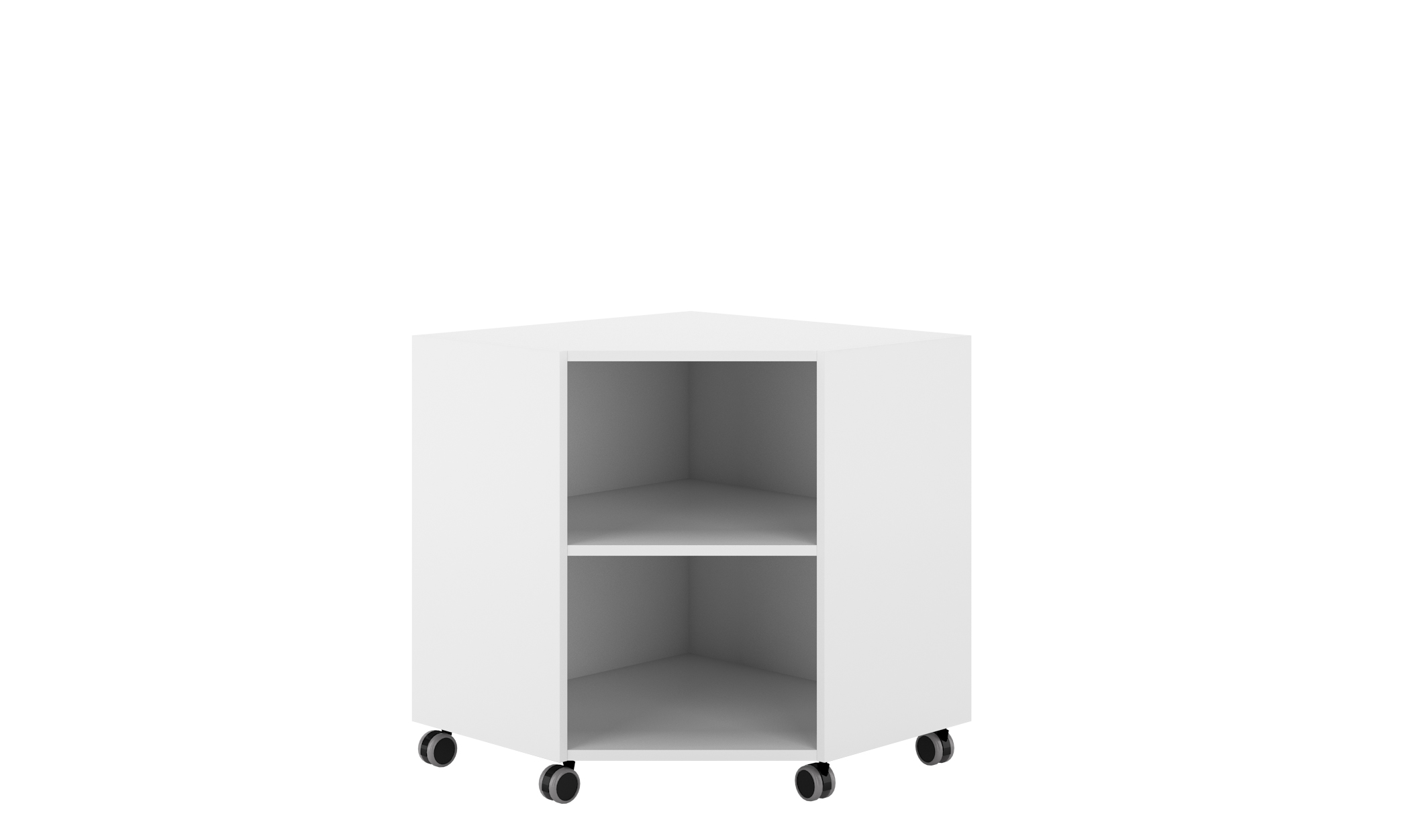 İki Raflı Köşe Dolabı 30601-A