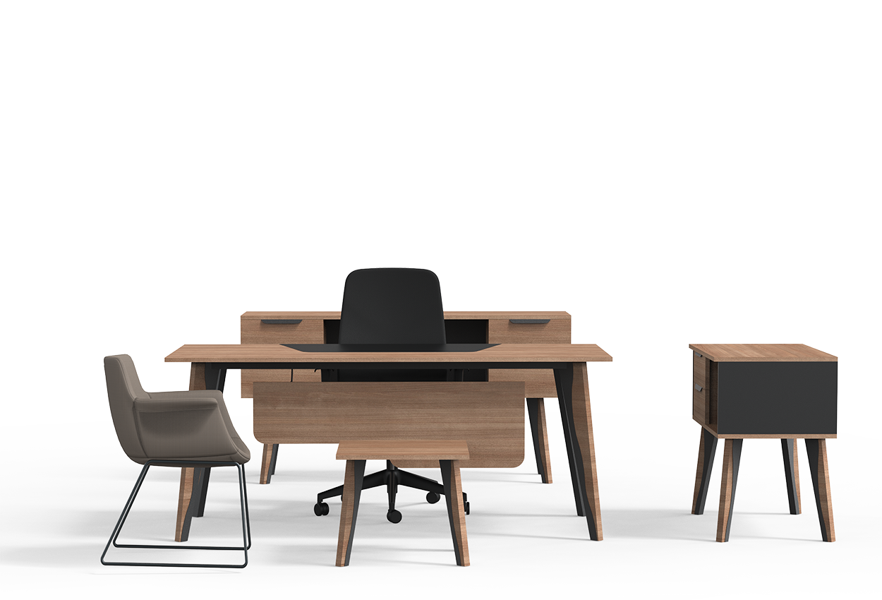 Kale Staff Furniture Set (with Side Cabinet) 204160