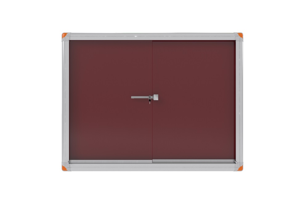 Kilitli ve Sürgülü Aluminyum Çerçeve Duyuru Panosu 1065101