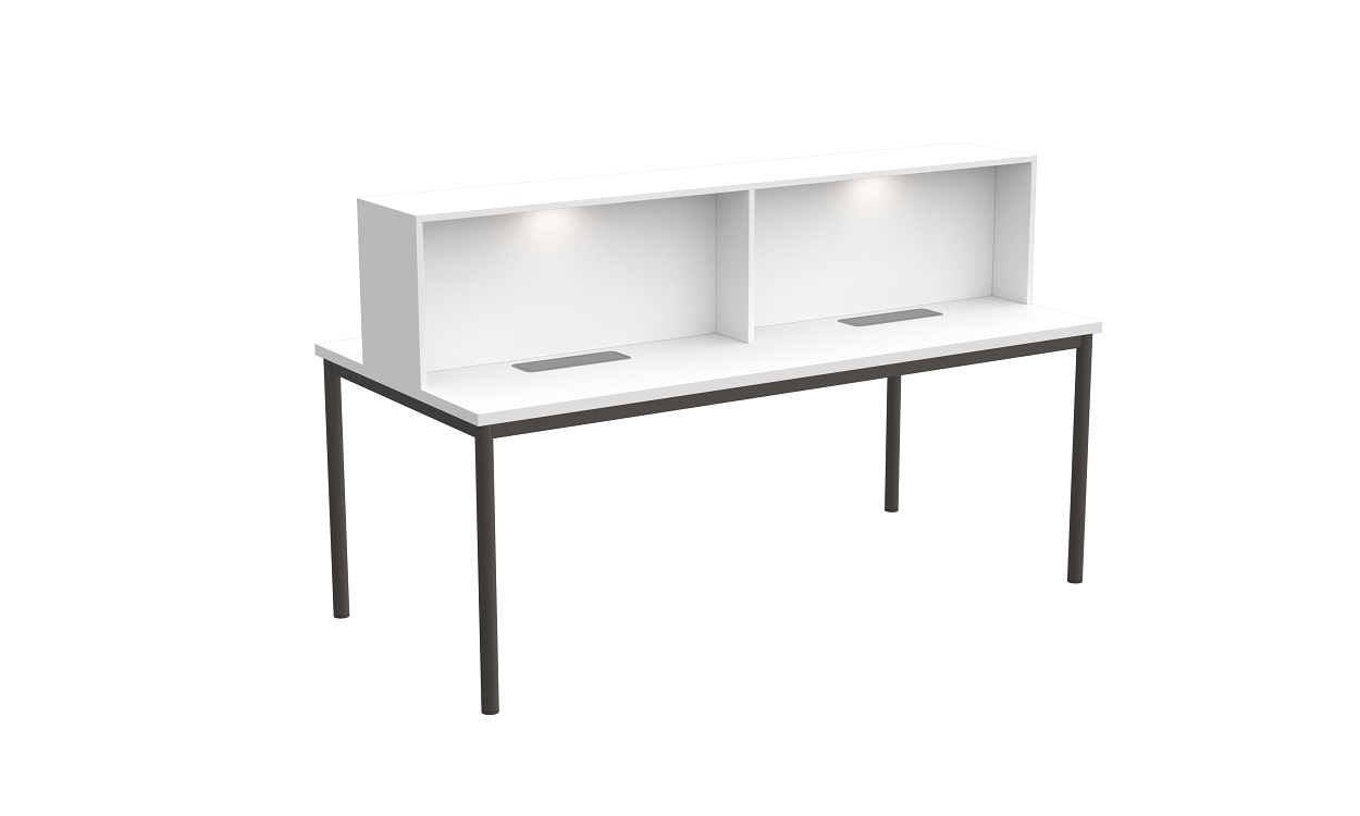 İki Bölmeli Elektrikli Kütüphane Masası 1071103