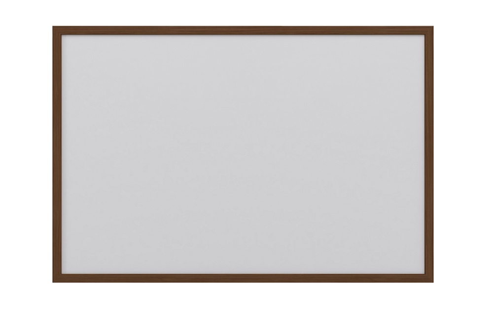 Wall Mounted MDF Framed White Board 1061109