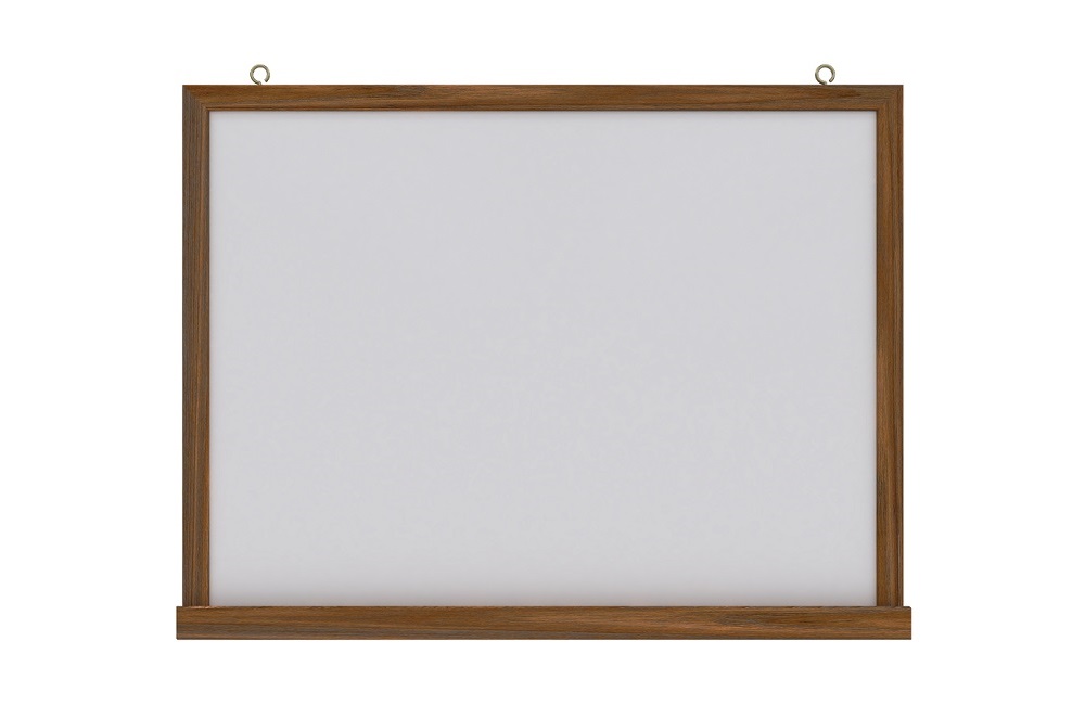 Nostalgic Luxury Wooden White Board 1061116