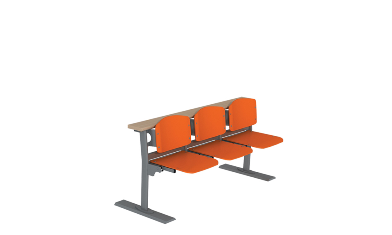 Prestij Triple Amphi Back Desk 10302-C