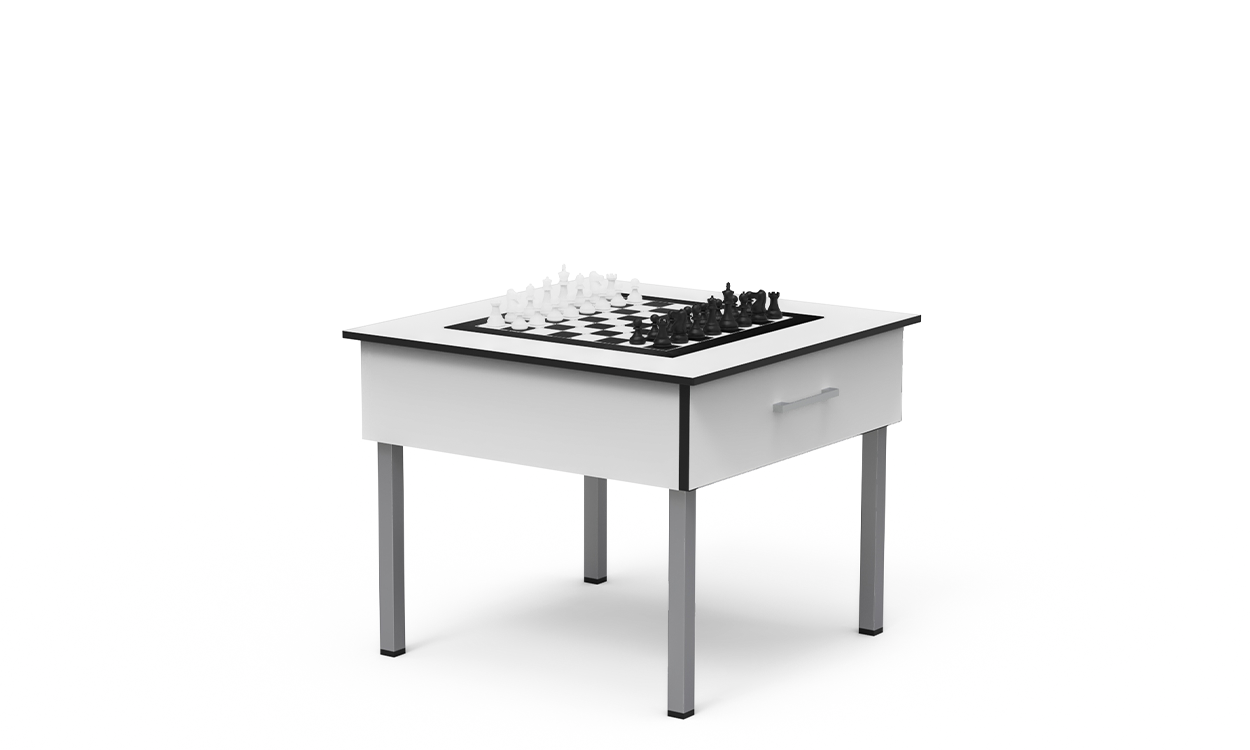 Square Chess Table 107001