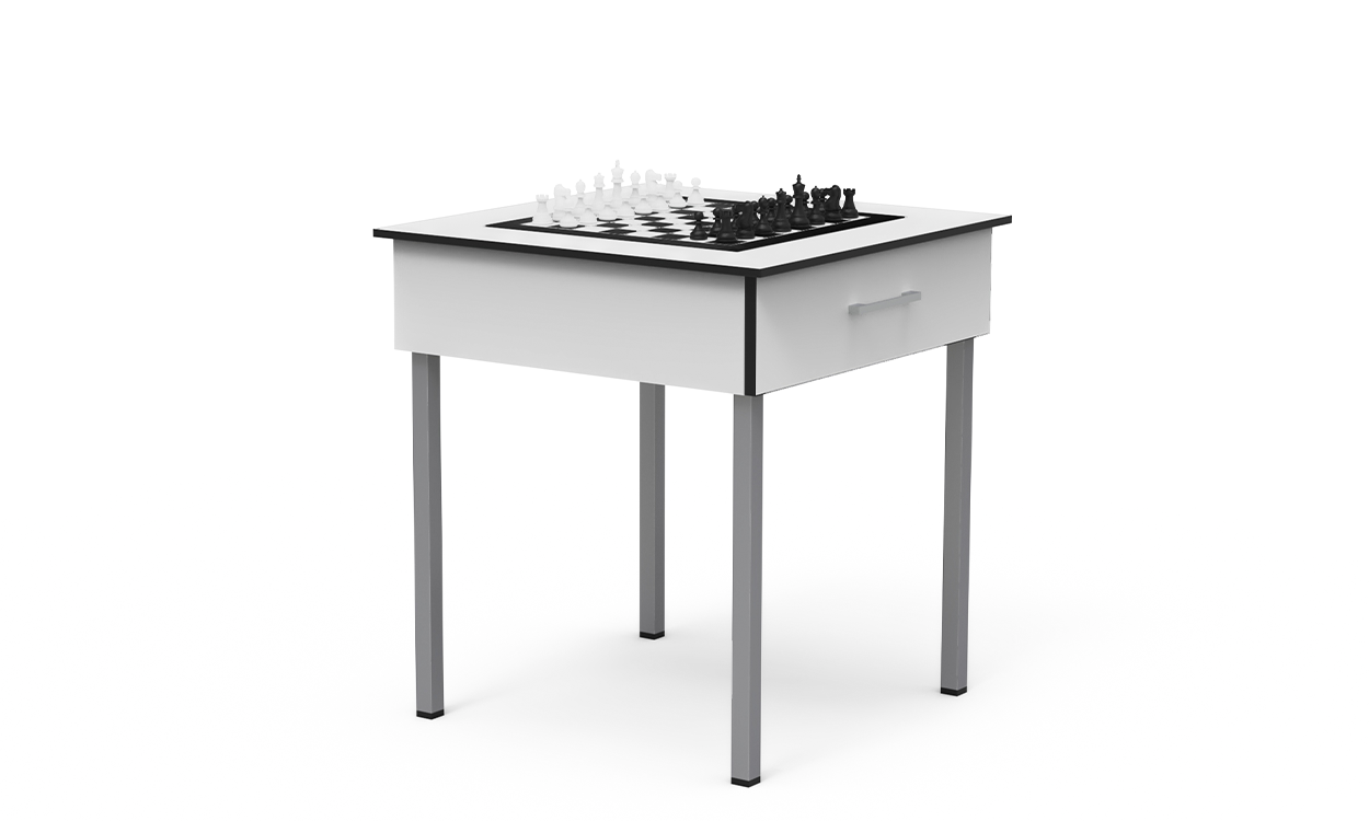 Square Chess Table 107002