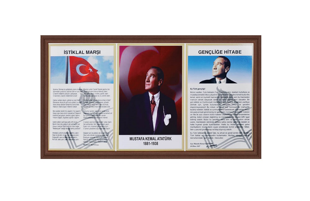 Üçlü Milli Levha MDF Çerçeve 1063103