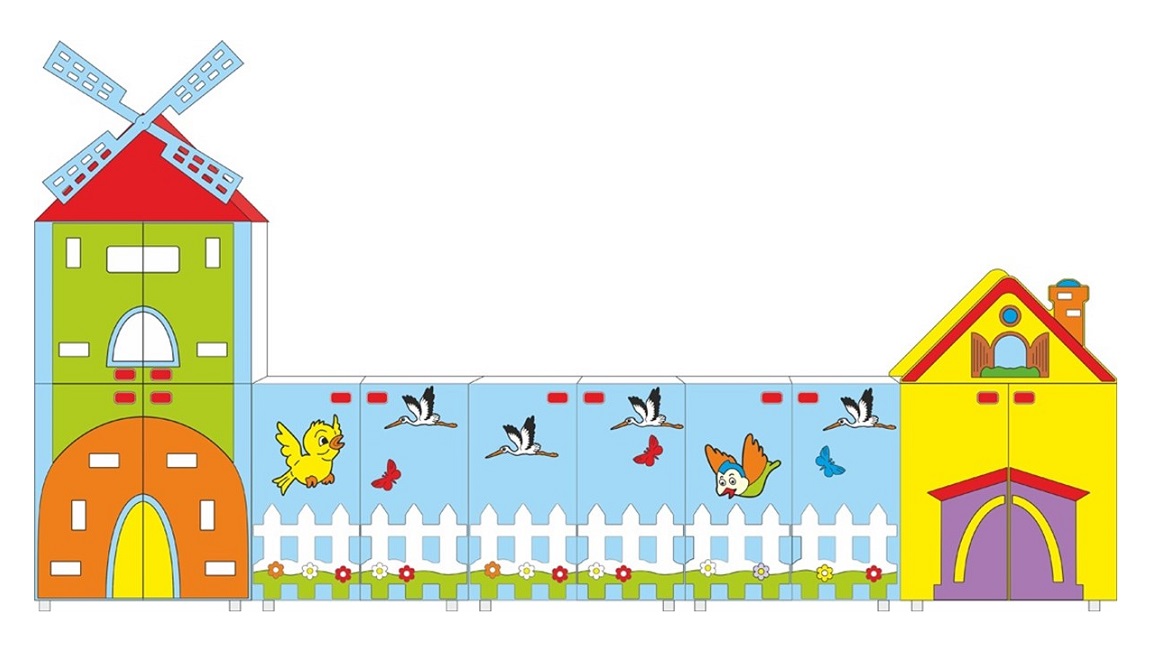Yel Değirmeni Anaokul Dolabı 31205
