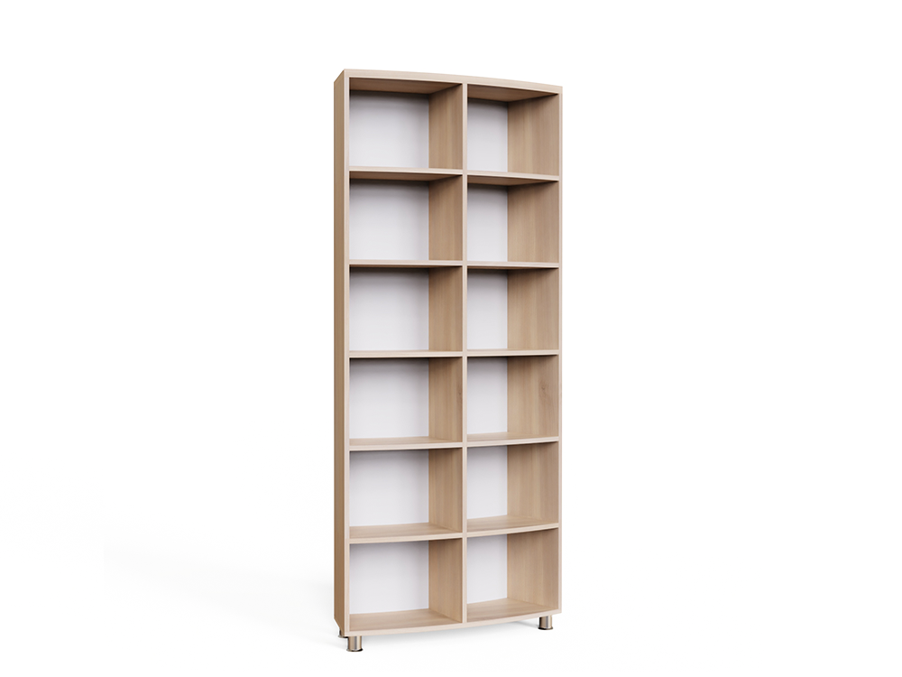 Hilal Wood Library Cabinet - Library Cabinet - Yalçınkaya