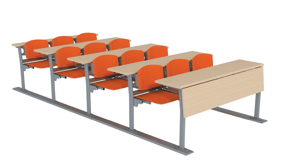 Prestij Triple Amphi Desk - Amphi Desk - Yalçınkaya